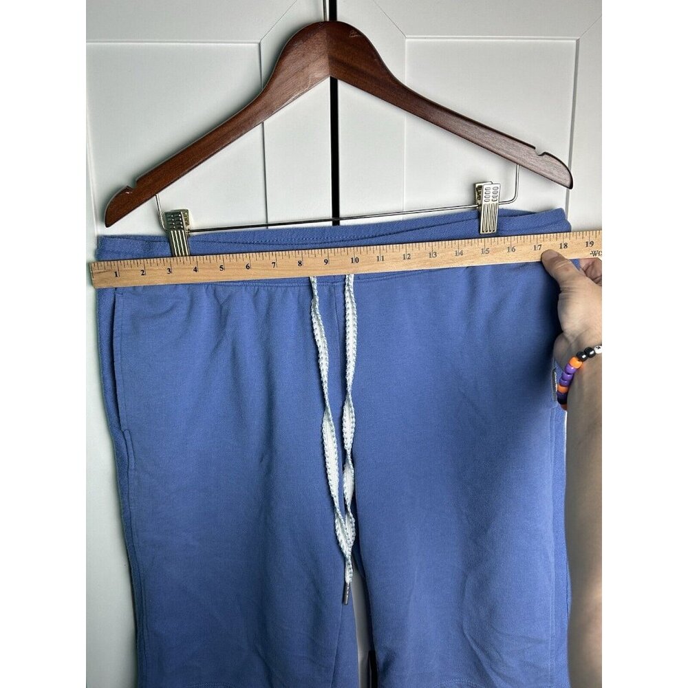 Eddie Bauer Men’s Sweat Shorts Elastic Waist Drawstring Lightweight Blue Large - Picture 3 of 10